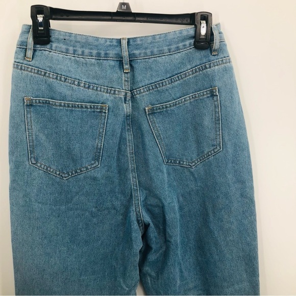 Miss guided riot women’s mom, jeans new tags, medium blue size 4 - Picture 7 of 16